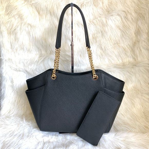 Michael Kors JETSET CHAIN SHOULDER BAG W/WALLET - Picture 2 of 8